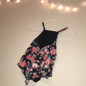 Floral crop top
